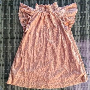 GB Girls Velvet Cheetah Dress